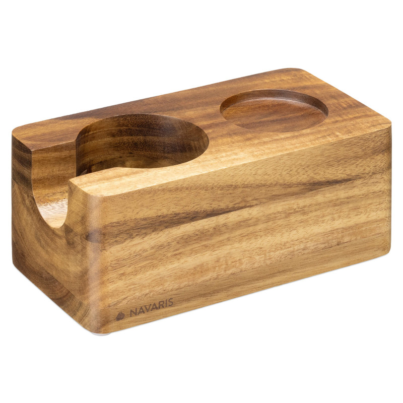 Navaris Ξύλινη Βάση Πατητηριού Εσπρέσο - 51 mm - Acacia Wood - 56192.29