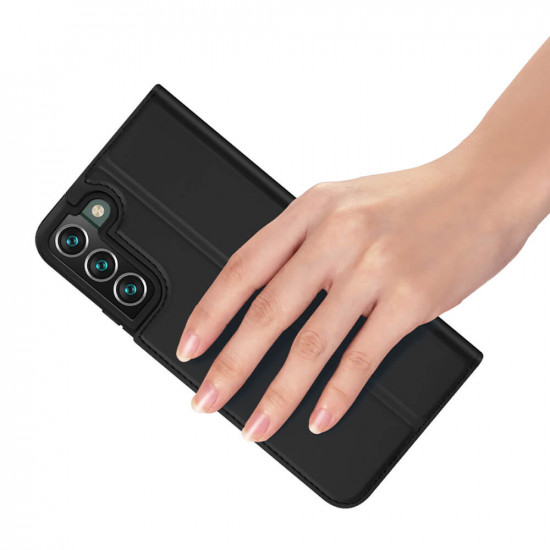 Dux Ducis Samsung Galaxy S22 Plus Flip Stand Case Θήκη Βιβλίο - Black