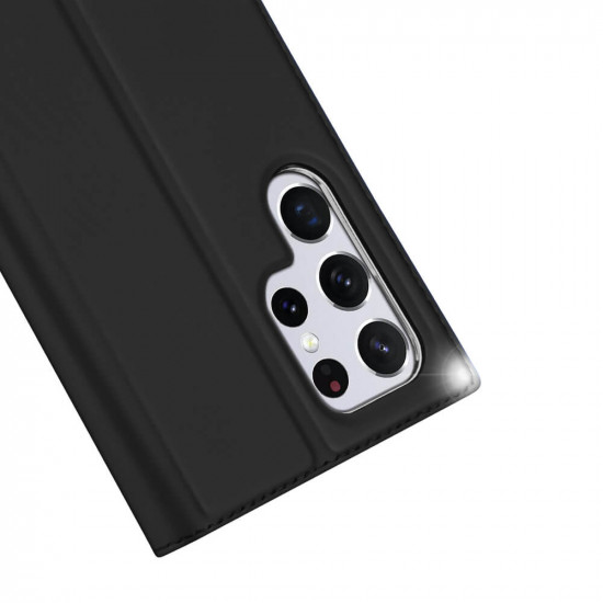 Dux Ducis Samsung Galaxy S22 Ultra Flip Stand Case Θήκη Βιβλίο - Black