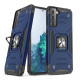 Wozinsky Samsung Galaxy S22 Ring Armor Σκληρή Θήκη με Πλαίσιο Σιλικόνης και Δαχτυλίδι Συγκράτησης - Blue