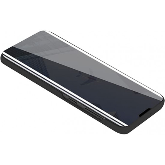 Cadorabo Samsung Galaxy S22 Plus Clear View Θήκη Βιβλίο - Black