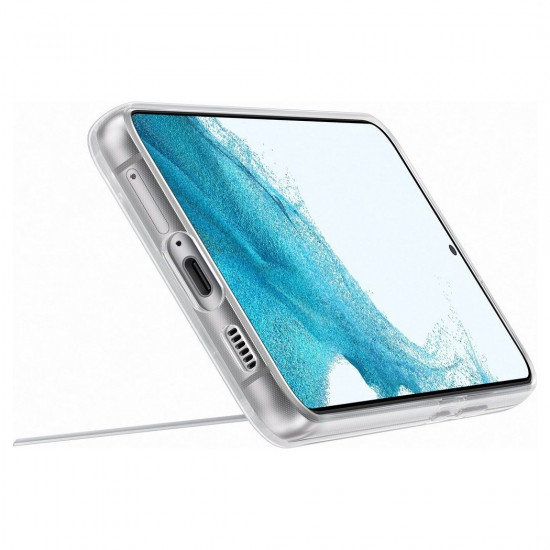Samsung Standing Cover Samsung Galaxy S22 Plus Σκληρή Θήκη με Stand - Διάφανη - EF-JS906CTEGWW