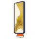 Samsung Silicone Strap Cover Samsung Galaxy S22 Plus Θήκη Σιλικόνης - Navy Blue / Orange - EF-GS906TNEGWW