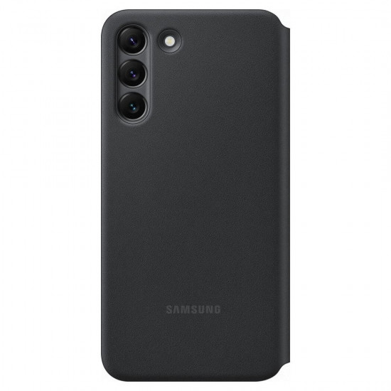 Samsung LED View Cover Samsung Galaxy S22 Plus Θήκη Βιβλίο - Black - EF-NS906PBEGEE