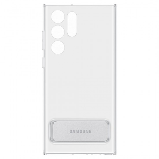 Samsung Standing Cover Samsung Galaxy S22 Ultra Σκληρή Θήκη με Stand - Διάφανη - EF-JS908CTEGWW