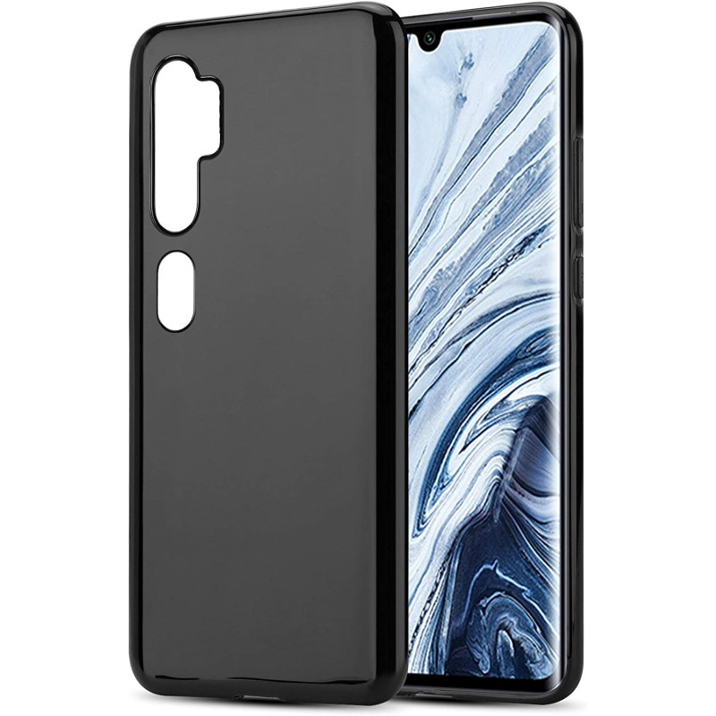 Cadorabo Xiaomi Redmi Note 10 / Note 10s / Poco M5s Λεπτή Θήκη Σιλικόνης - Black