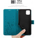 Cadorabo iPhone 13 Pro Max Θήκη Πορτοφόλι Stand από Δερματίνη - Floral - Blue