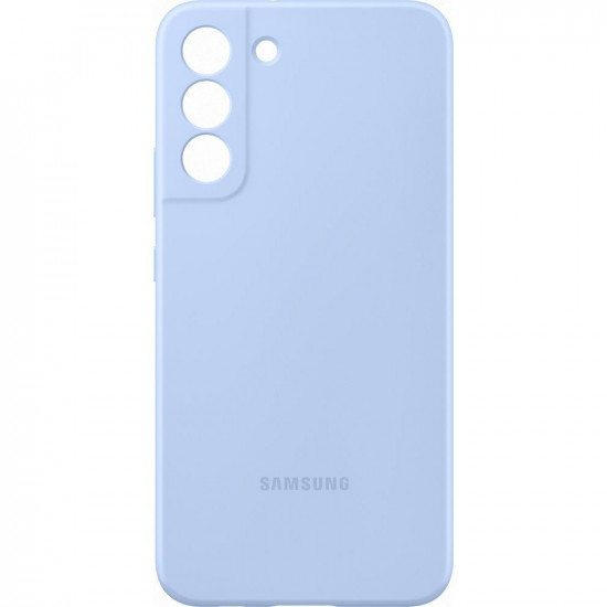 Samsung Rubber Silicone Cover Samsung Galaxy S22 Θήκη Σιλικόνης - Light Blue - EF-PS901TLEGWW