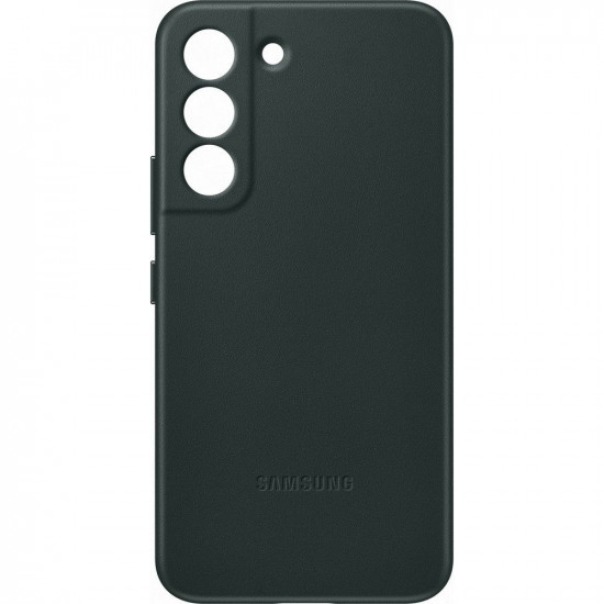 Samsung Genuine Leather Cover Samsung Galaxy S22 Θήκη από Γνήσιο Δέρμα - Green - EF-VS901LGEGWW