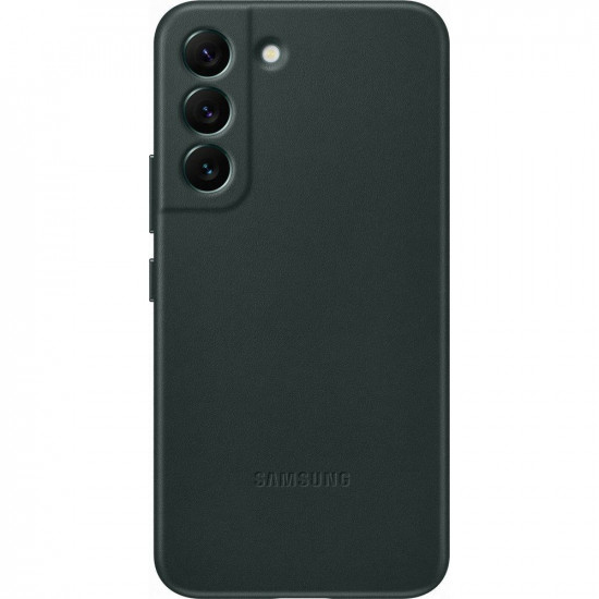 Samsung Genuine Leather Cover Samsung Galaxy S22 Θήκη από Γνήσιο Δέρμα - Green - EF-VS901LGEGWW