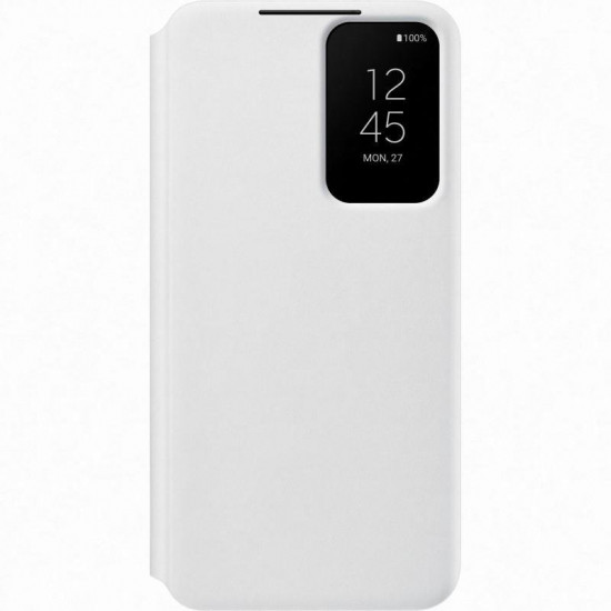 Samsung Smart Clear View Cover Samsung Galaxy S22 Θήκη Βιβλίο - White - EF-ZS901CWEGEE