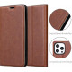 Cadorabo iPhone 13 Pro Max Θήκη Βιβλίο Stand - Cappuccino Brown