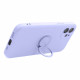 Forcell Xiaomi Redmi Note 11 / Redmi Note 11S Θήκη Σιλικόνης με Δαχτυλίδι Συγκράτησης - Purple