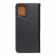 Forcell Xiaomi Redmi Note 11 / Redmi Note 11S Smart Pro Θήκη Βιβλίο Stand από Γνήσιο Δέρμα - Black