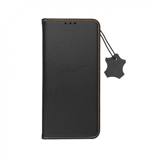 Forcell Xiaomi Redmi Note 11 / Redmi Note 11S Smart Pro Θήκη Βιβλίο Stand από Γνήσιο Δέρμα - Black