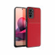 Forcell Xiaomi Redmi Note 11 Pro / Note 11 Pro 5G Noble Σκληρή Θήκη με Πλαίσιο Σιλικόνης - Red