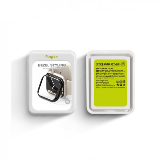 Ringke Θήκη Apple Watch 7 / 8 / 9 - 45 mm Bezel Styling - Black