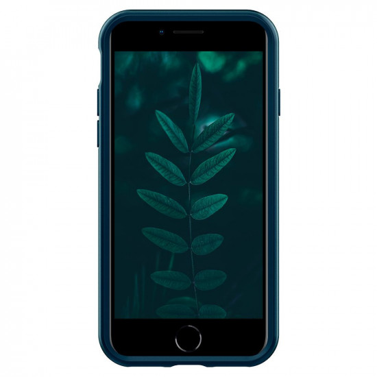 Caseology iPhone SE 2022 / SE 2020 / 7 / 8 Parallax Θήκη Σιλικόνης με Σκληρό Πλαίσιο - Aqua Green