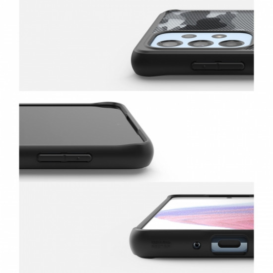 Ringke Samsung Galaxy A53 5G Fusion Σκληρή Θήκη με Πλαίσιο Σιλικόνης - Black - Camo