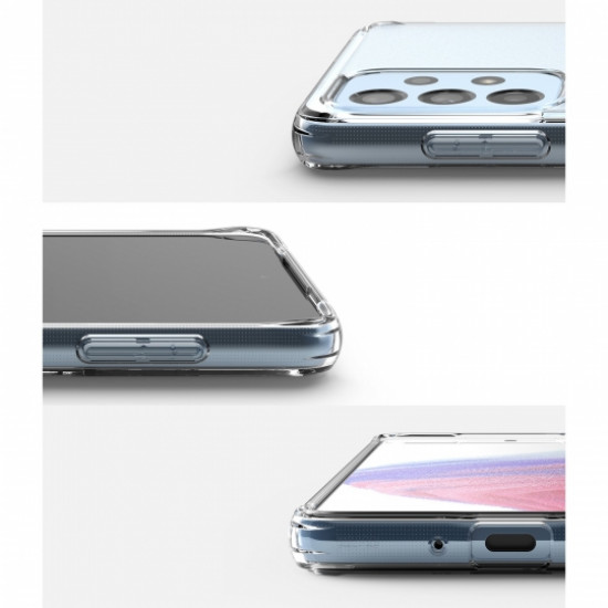 Ringke Samsung Galaxy A53 5G Fusion Σκληρή Θήκη με Πλαίσιο Σιλικόνης - Ματ Διάφανη 