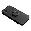 Forcell Samsung Galaxy A53 5G Silicone Ring Θήκη Σιλικόνης με Δαχτυλίδι Συγκράτησης - Black