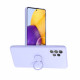Forcell Samsung Galaxy A53 5G Silicone Ring Θήκη Σιλικόνης με Δαχτυλίδι Συγκράτησης - Purple