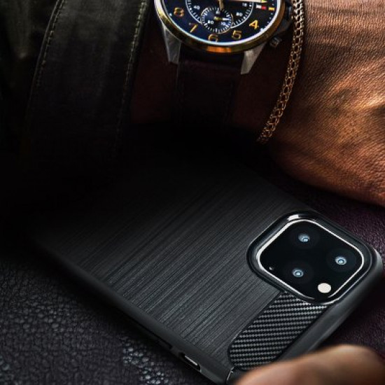 Forcell Samsung Galaxy A33 5G Θήκη Rugged Carbon TPU - Black
