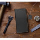 Forcell Samsung Galaxy A13 4G Smart Pro Θήκη Βιβλίο Stand από Γνήσιο Δέρμα - Black