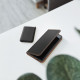 Forcell Samsung Galaxy A13 4G Smart Pro Θήκη Βιβλίο Stand από Γνήσιο Δέρμα - Black