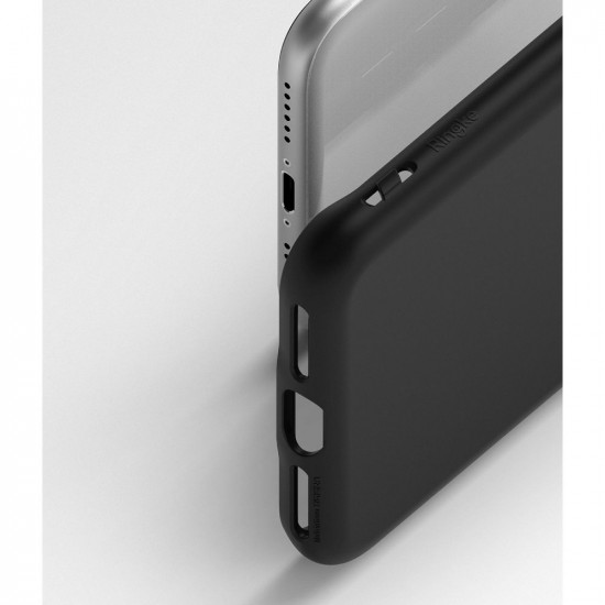 Ringke iPhone SE 2022 / SE 2020 / 7 / 8 Air S TPU Case Θήκη Σιλικόνης - Black