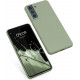 KW Samsung Galaxy S21 FE Θήκη Σιλικόνης TPU - Grey Green - 55484.172