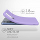 KW Samsung Galaxy S21 FE Θήκη Σιλικόνης TPU - Violet Purple - 55484.222