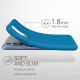 KW Samsung Galaxy S21 FE Θήκη Σιλικόνης TPU - Caribbean Blue - 55484.224