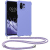 KW Xiaomi Mi 11 Lite / Mi 11 Lite 5G Θήκη Σιλικόνης TPU με Λουράκι - Lavender - 55902.108