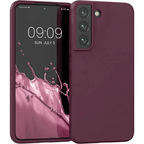 KW Samsung Galaxy S22 Θήκη Σιλικόνης TPU - Bordeaux Purple - 56758.187