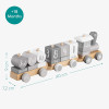 Navaris Ξύλινο Τρενάκι - Grey - 52345.05