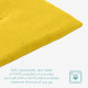 Navaris Φορητό Κρεβάτι για Κατοικίδια - 86.5 x 65 x 1 cm - Yellow - 55579.06