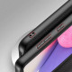 Dux Ducis Samsung Galaxy A33 5G Fino Series Σκληρή Θήκη με Πλαίσιο Σιλικόνης και Επένδυση από Ύφασμα - Black