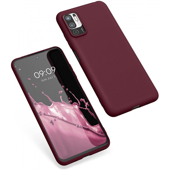 KW Xiaomi Redmi Note 10 5G Θήκη Σιλικόνης TPU - Bordeaux Purple - 54947.187