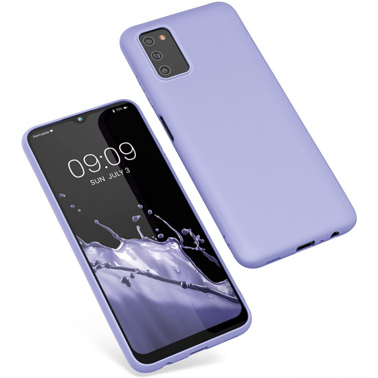 KW Samsung Galaxy A03s Θήκη Σιλικόνης TPU - Pastel Lavender - 56517.139