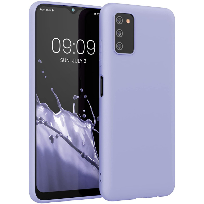 KW Samsung Galaxy A03s Θήκη Σιλικόνης TPU - Pastel Lavender - 56517.139