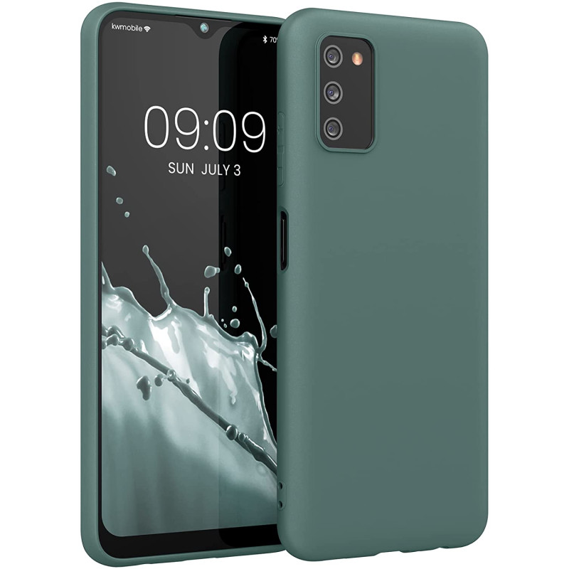 KW Samsung Galaxy A03s Θήκη Σιλικόνης TPU - Teal Green - 56517.171