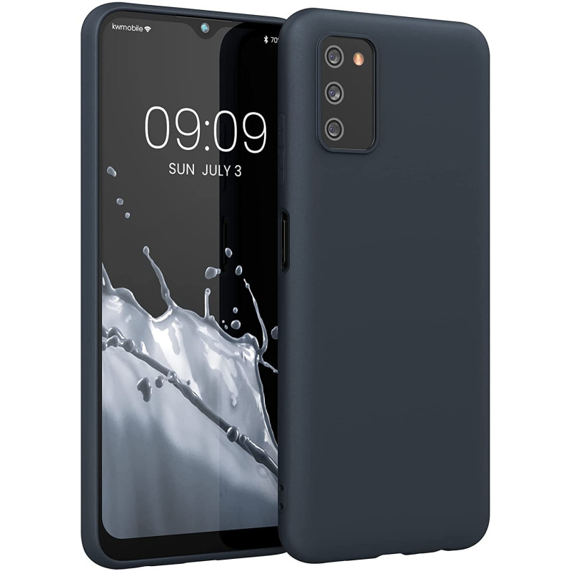 KW Samsung Galaxy A03s Θήκη Σιλικόνης TPU - Blueberry Blue - 56517.186