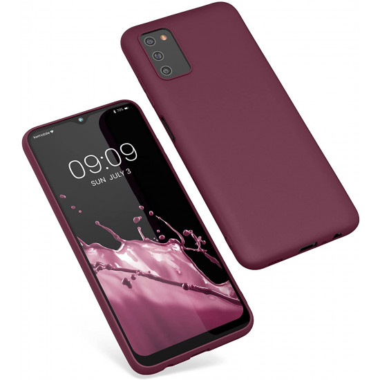 KW Samsung Galaxy A03s Θήκη Σιλικόνης TPU - Bordeaux Purple - 56517.187