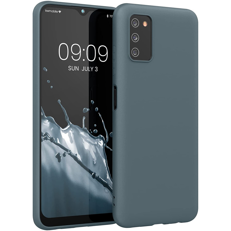 KW Samsung Galaxy A03s Θήκη Σιλικόνης TPU - Slate Grey - 56517.202
