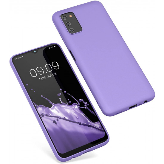 KW Samsung Galaxy A03s Θήκη Σιλικόνης TPU - Violet Purple - 56517.222