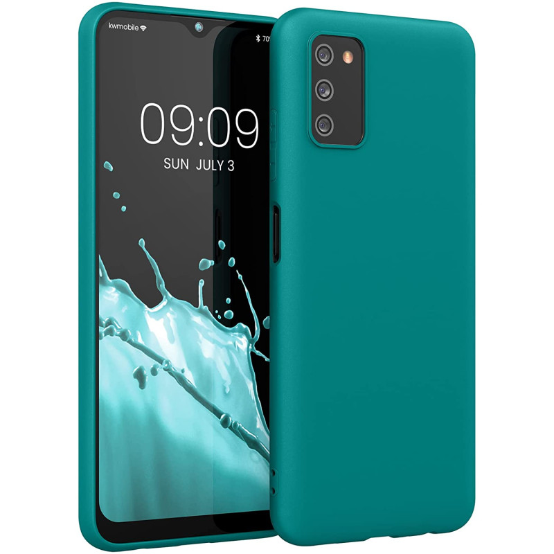 KW Samsung Galaxy A03s Θήκη Σιλικόνης TPU - Matte Petrol - 56517.57