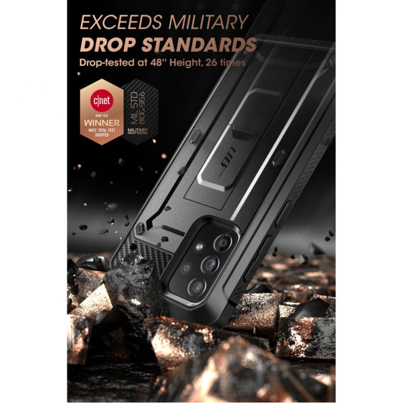 Supcase Samsung Galaxy A53 5G Unicorn Beetle Pro Σκληρή Θήκη με Προστασία Οθόνης και Stand - Black Supcase Samsung Galaxy A53 5G Unicorn Beetle Pro Σκληρή Θήκη με Προστασία Οθόνης και Stand - Black