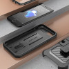 Supcase iPhone SE 2022 / SE 2020 / 7 / 8 Unicorn Beetle Pro Σκληρή Θήκη με Προστασία Οθόνης και Stand - Black