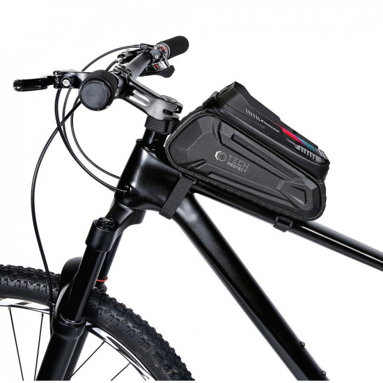 Tech-Protect XT5 Bike Front Storage Bag - Universal Τσάντα Αποθήκευσης για Ποδήλατο 1,2L - Black